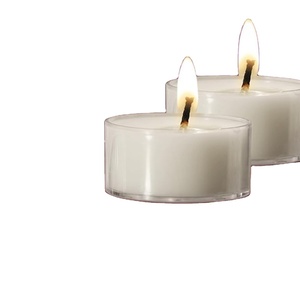 Cire de <span class=keywords><strong>paraffine</strong></span> <span class=keywords><strong>en</strong></span> <span class=keywords><strong>gros</strong></span>, <span class=keywords><strong>bougie</strong></span> chauffe-plat de 8 heures dans un gobelet <span class=keywords><strong>en</strong></span> plastique transparent - Product Image 2