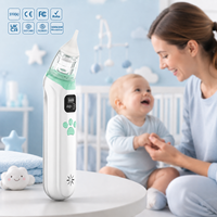 Aspirateur nasal électrique étanche à aspiration réglable pour bébés Max. Aspiration de 68 kPa, sans BPA, technologie intelligente