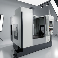 Centro de Mecanizado Vertical CNC VMC650 a Precio de Fábrica, Fresadora CNC Pequeña de 3 Ejes de Alta Rigidez para Procesamiento de Moldes