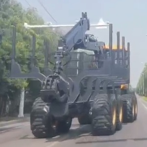 Remolque para Troncos de 18 Toneladas con Grúa y Cabina Panorámica para Operaciones Forestales - Product Image 4