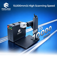 Mesin Penanda Laser Serat JPT MOPA M7 20W 30W 60W 100W Baru untuk Baja Berwarna dengan Dukungan AI/DWG/DST Berpendingin Udara