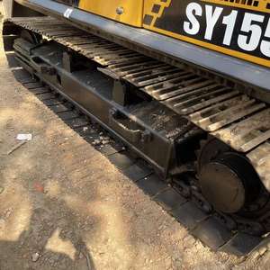 รถขุดตีนตะขาบ SANY SY155C มือสอง น้ำหนัก 15 ตัน พร้อมมอเตอร์ปั๊มเกียร์ มีสินค้าในสต็อก ขายในเซี่ยงไฮ้ - Product Image 4