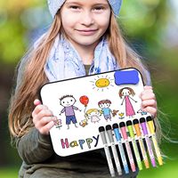 Tableau blanc magnétique Mini gomme double face effaçable à sec pour étudiants enfants