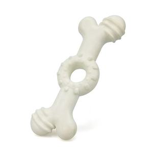 छोटे कुत्तों के लिए 2025 टिकाऊ पालतू चबाना खिलौने बेकन स्वाद सख्त और दांतों की सफाई करने वाली हड्डियों के खिलौने - Product Image 4