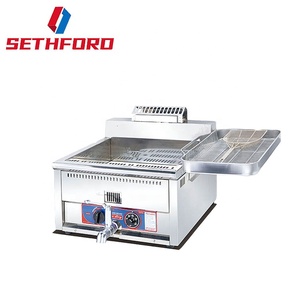 Đôi Xe tăng bảng Top gas nồi chiên sâu 6L + 6L thiết bị nhà bếp kép xe tăng LPG/ng nồi chiên - Product Image 5