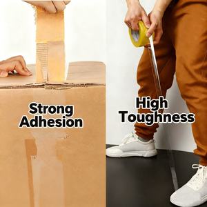 <strong>Wholesale</strong> Acrylic Bopp <strong>Packing</strong> <strong>Tape</strong> For Carton Sealing Eco-Friendly &amp; Waterproof <strong>Brown</strong> Adhesive <strong>Tape</strong> - Product Image 5