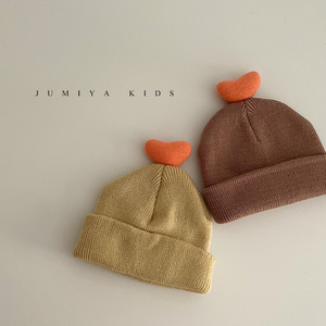 Bébé chapeaux chauds avec coeur coréen bébé laine chapeau automne hiver bébé <span class=keywords><strong>tricot</strong></span>é chapeau pour 6-15 <span class=keywords><strong>mois</strong></span> - Product Image 4