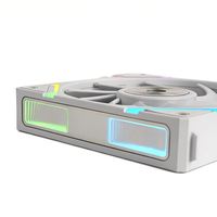 Ventilateur de boîtier ARGB personnalisé OEM 120 mm, RVB adressable 5 V, PWM 4 broches, ventilateur de refroidissement PC à haut débit d'air pour PC de jeu et assemblage de bureau