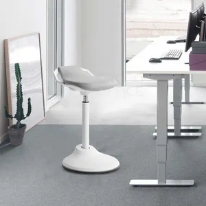 65-84CM 360 조정가능한 현대 인간 환경 공학 활동적인 균형 사무실 책상 의자 막대기 흔들 의자 회전 발판
