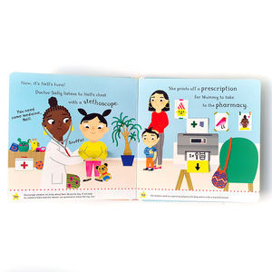 ราคาโรงงาน พิมพ์ตามสั่ง หนังสือปกแข็ง 3 มิติ ตลกๆ สำหรับเด็ก หนังสือบอร์ดแบบเปิดปิดได้ หนังสือป๊อปอัพแบบกำหนดเอง - Product Image 3