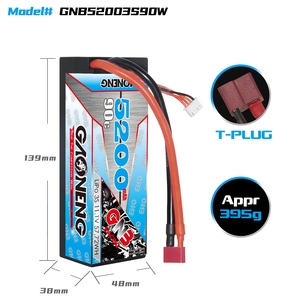GNB GAONENG 5200MAH 3S 11.1V 90C 180C T-PLUG สายเคเบิลฮาร์ดเคส RC แบตเตอรี่ลิโป้ RC รถ 1/8 1/10 - Product Image 3