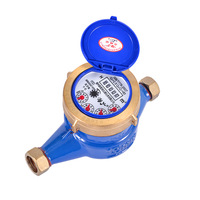 Compteur d'eau domestique en fonte de haute qualité à prix d'usine, compteur d'eau mécanique à cadran sec multi-embouts, compteur d'eau durable