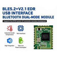   Module sans fil intégré BLE BR EDR UART USB 5.2 pour appareils intelligents