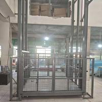 Hydraulischer Stahl-Lastenaufzugtisch |   Vertikaler Lastenaufzug |   Wandmontierter Aufzug mit Elektrischer Fernbedienung 1m X 1m