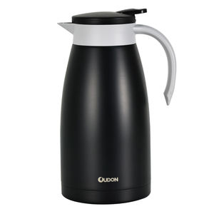 Thermos à café <span class=keywords><strong>OUDON</strong></span> 1,5 L en acier inoxydable à isolation sous vide avec poignées, design moderne et luxueux, gobelet portable pour les voyages et la maison, utilisation à chaud - Product Image 1