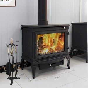 <span class=keywords><strong>Cheminée</strong></span> encastrée pour villa européenne, insert en fonte pour feu de bois véritable, directement de l'usine - Product Image 4