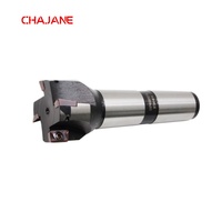 Fraise à queue indexable en carbure CHAJANE MTB3 BAP400R pour fraisage mécanique, tailles 25mm-50mm, filetage arrière M12, options d'alimentation électrique ou manuelle