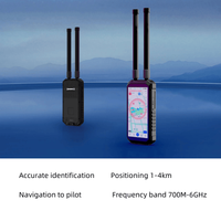 Détecteur de drones portable 2KM pour localisation UAV FPV, suivi de route DJI, détection de pilote, protection VIP et détection de drones