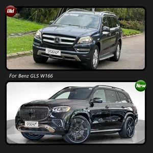 ชุดแต่งรอบคันสำหรับรถเบนซ์ GLS W166 ปี 2013-2019 พร้อมกันชน ไฟหน้า บังโคลน และท่อไอเสีย - Product Image 2