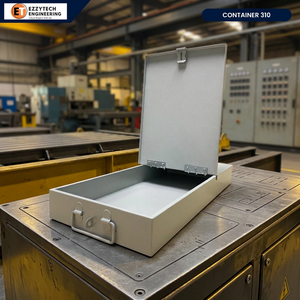 Contenedor Industrial con Cerradura ET 310, Caja de Almacenamiento de Equipos Eléctricos de Metal, Caja de Herramientas de Acero con Recubrimiento en Polvo y Equipo para Electricidad - Product Image 1