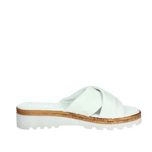 Cinzia Soft Women's Low Wedge <b>Sandals</b> White IAF22974 - Product Image 3