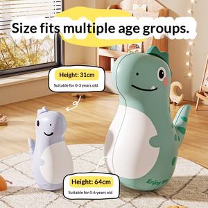 Juguete Inflable <span class=keywords><strong>de</strong></span> PVC con Diseño <span class=keywords><strong>de</strong></span> Pingüino, <span class=keywords><strong>Accesorios</strong></span> para Niños, Columna <span class=keywords><strong>de</strong></span> <span class=keywords><strong>Boxeo</strong></span> <span class=keywords><strong>de</strong></span> Dibujos Animados para Bebés, Venta al por Mayor, Modelo Unisex Jiangxi - Product Image 4