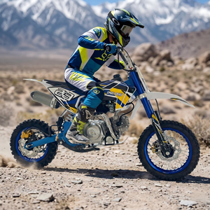 Pit Bike <span class=keywords><strong>125cc</strong></span>, moto tout-terrain, moteur à essence 4 temps, motocross, transmission par chaîne, modèle de course DB125, 61-80 km/h, adolescents, adultes - Product Image 2