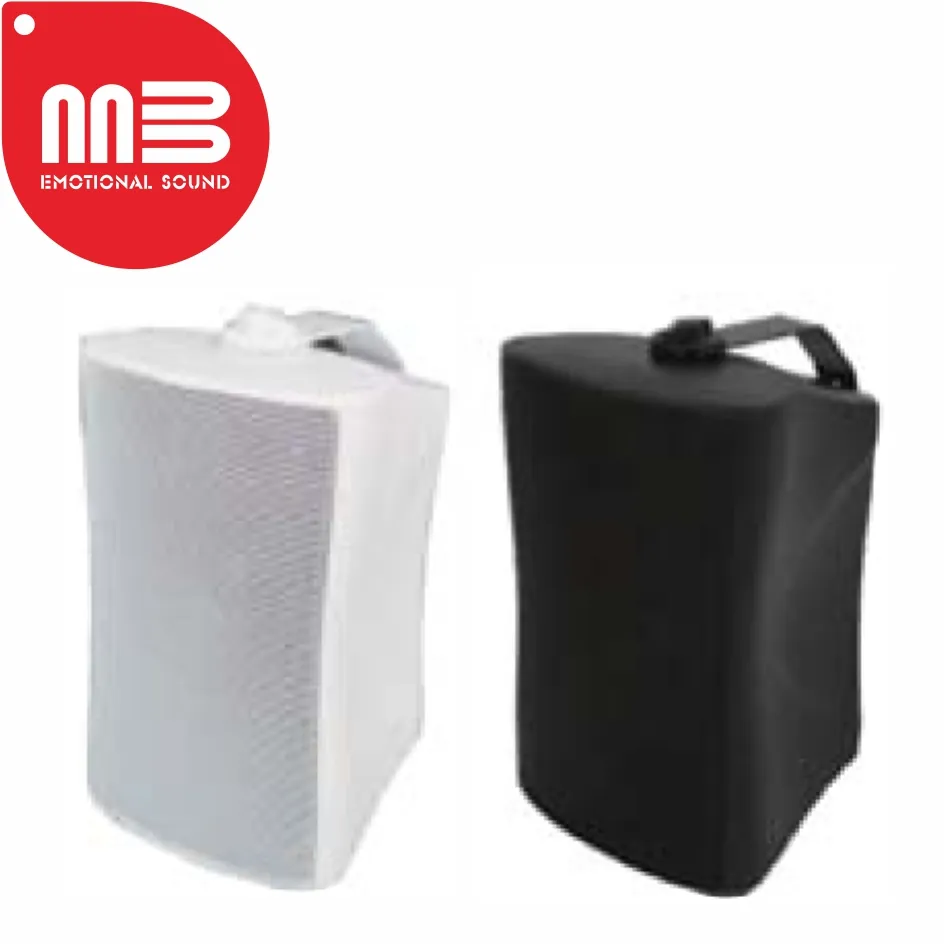 Sistema de altavoces de pared para exteriores, altavoces profesionales de sonido, audio, montaje en pared, con transformador