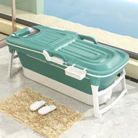 Vente en gros de baignoires pliantes portables en plastique de haute qualité, à bas prix, version luxe, 150 cm, grande taille, pour adultes