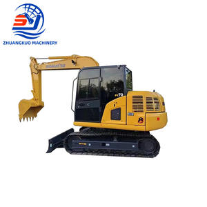Excavatrice sur chenilles Komatsu PC70-8 d'occasion de qualité supérieure, d'origine japonaise, mini-excavatrice Komatsu PC70-8 PC70 de 7 tonnes - Product Image 1