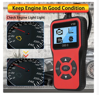 Escáner de Vehículos OBD2 V100 - Lector de Códigos de Error del Motor y Herramienta de Diagnóstico