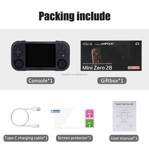 Consola <span class=keywords><strong>de</strong></span> <span class=keywords><strong>Juegos</strong></span> Portátil Hot Mini Zero 28, Sistema Dual Android Linux, Emuladores <span class=keywords><strong>de</strong></span> PSP y Otros, 2900 mAh, 2.8 Pulgadas, Android 10 - Product Image 6