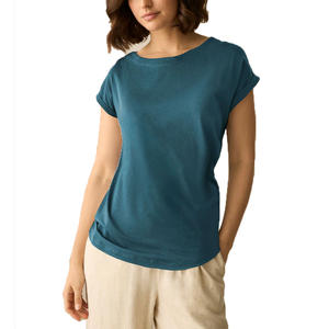 Camiseta Ecológica de Algodón Orgánico para Mujer, Secado Rápido, Transpirable, Tinte de Bajo Impacto, Producción Ética, Moda Sostenible - Product Image 1