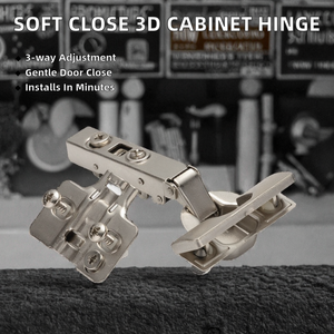 <span class=keywords><strong>INSERTA</strong></span> Bisagra Oculta de Acero Niquelado con Cierre Suave y Ajuste 3D para Muebles de Gabinete Modernos, Fácil Instalación - Product Image 2