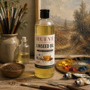 <span class=keywords><strong>Huile</strong></span> <span class=keywords><strong>de</strong></span> <span class=keywords><strong>lin</strong></span> pure HUEVE 500 ml, médium pour toile, pour <span class=keywords><strong>peinture</strong></span> à l'<span class=keywords><strong>huile</strong></span> et entretien du bois - Product Image 5