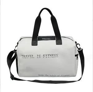 New PU dry and wet separation bag travel accessories sports bag men and women waterproof training tote duffel bag