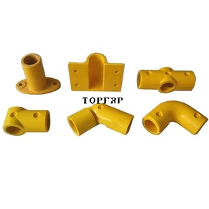 ท่อ FRP ทนการกัดกร่อนและข้อต่อเชื่อมต่อ อุปกรณ์สำหรับราวจับ - Product Image 1