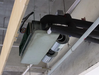 Unité de ventilation à résistance horizontale pour climatisation centrale, chauffage et refroidissement, certifiée CE AHRI pour bâtiments commerciaux