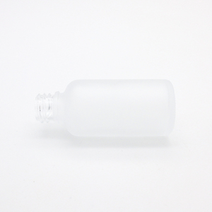 Botella de vidrio transparente esmerilado con cuentagotas, 30ml, precio al por mayor - Product Image 3