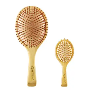 Amazon hot sell bamboo combs hair brush sets custom logo hair combs