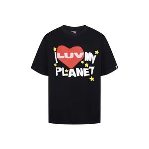 Camisetas para hombre con logotipo personalizado, estampado en relieve, cremallera de alta resistencia, corte cropped, estilo boxy, efecto desgastado, modelo Planet Blank con cremallera - Product Image 5