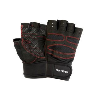 Gants de fitness personnalisés demi-doigt OEM de haute qualité Gants d'haltérophilie unisexes en polyester pour les Offre Spéciale de sport à domicile - Product Image 2