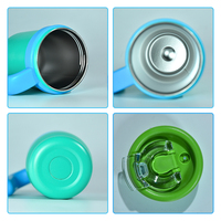 Taza de Viaje Infantil Ecológica con Aislamiento al Vacío, Mantiene el Calor Durante 12 Horas, Doble Pared de Acero Inoxidable, 14oz/17oz, Lista para Vender