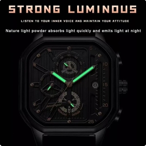 Nuevo Reloj POEDAGAR 628 de 2024, Reloj de Pulsera de Cuarzo para Hombre, Diseño de Moda Casual de Lujo, Cronógrafo, Acero Inoxidable, Resistente al Agua, Luminoso, con Fecha - Product Image 3