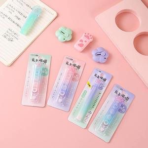 Set de Papelería <span class=keywords><strong>Kawaii</strong></span> con Diseño de Pata de Gato, Kit de Suministros de Oficina para Estudiantes con Cinta Correctora, Borrador, Resaltador y Cuchilla Multiusos - Product Image 2