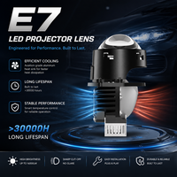 VAHID Lentille de projecteur universelle Bi-LED 78W 7900LM 6000K pour phare, mise à niveau des feux de route et de croisement