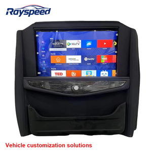 ฉากกั้นภายในรถยนต์แบบสมาร์ททีวี หุ้มด้วยหนัง PU คุณภาพสูง สำหรับ <span class=keywords><strong>Alphard</strong></span>/Vito W447/V250/V260-RS ยี่ห้อ Brand ปรับแต่งขนาดและสีได้ - Product Image 2