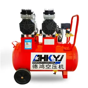 Áp lực cao điện 1HP 2HP 3HP 10HP 7.5KW 0.8kw im lặng dầu miễn phí nhỏ mini xách tay Piston Máy nén khí