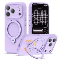 Coque en silicone liquide pour 17 Pro, qualité alimentaire, étanche, magnétique, protection complète de l'appareil photo, antichoc intégral, personnalisable