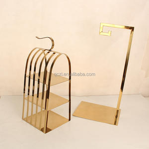 Dessert Server Stand Bird Cage a forma di Cupcake Muffin espositore <span class=keywords><strong>per</strong></span> frutta Snack antipasto <span class=keywords><strong>per</strong></span> banchetti festa di compleanno di nozze - Product Image 3
